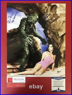 Ricou Browning Julie Adams signed 11 x 14 Creature from the Black Lagoon Photo