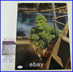 Ricou Browning Signed 11x14 Photo, The Creature from Black Lagoon, Boat, JSA COA