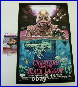 Ricou Browning Signed 11x17 Photo Autographed Creature from Black Lagoon JSA COA