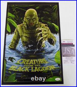 Ricou Browning Signed 12x18 Photo Auto, The Creature from Black Lagoon, JSA COA