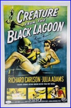 Ricou Browning Signed 12x18 Photo Creature From The Black Lagoon Jsa 493
