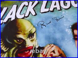 Ricou Browning Signed 24x36 Creature from the Black Lagoon Movie Poster JSA COA