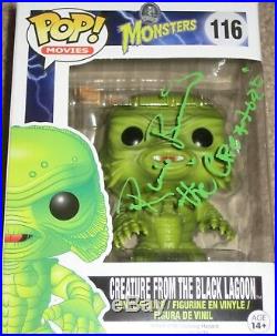 Ricou Browning Signed Creature From The Black Lagoon Funko Pop Figure Monsters