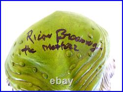 Ricou Browning Signed Creature from the Black Lagoon Latex Mask Auto, JSA COA
