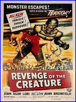 Ricou Browning autographed signed 11x14 photo Creature from the Black Lagoon JSA
