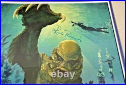 Ricou Browning autographed signed 11x17 Creature from the Black Lagoon JSA