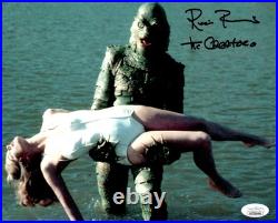Ricou Browning signed 8x10 Creature from Black Lagoon JSA