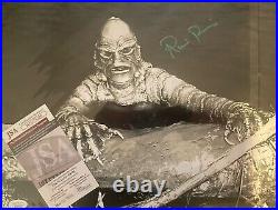 Ricou Browning signed inscribed 11x14 photo Creature from the Black Lagoon JSA