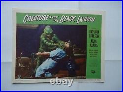 SCI FI/ CREATURE FROM THE BLACK LAGOON /UL21F/ lobby card #5/1954