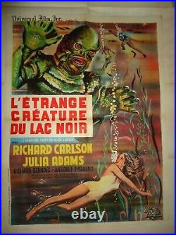 SCI FI/THE CREATURE FROM THE BLACK LAGOON /U25L/ french poster
