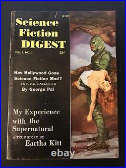 SCIENCE FICTION DIGEST # 2 1954 Eartha Kitt & Creature from the Black Lagoon