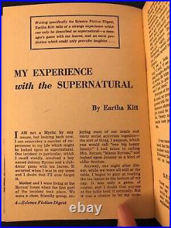 SCIENCE FICTION DIGEST # 2 1954 Eartha Kitt & Creature from the Black Lagoon