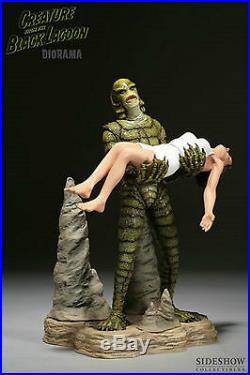 SIDESHOW CREATURE From The BLACK LAGOON POLYSTONE DIORAMA STATUE Figure Bust TOY