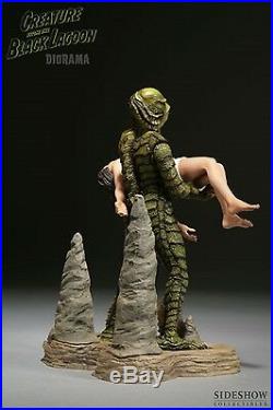 SIDESHOW CREATURE From The BLACK LAGOON POLYSTONE DIORAMA STATUE Figure Bust TOY