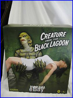 SIDESHOW CREATURE From The BLACK LAGOON POLYSTONE DIORAMA STATUE Figure Bust TOY