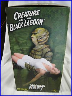 SIDESHOW CREATURE From The BLACK LAGOON POLYSTONE DIORAMA STATUE Figure Bust TOY