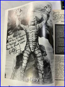 Scary Monsters Magazine #18 Ben Chapman Signed Creature from the black lagoon 96