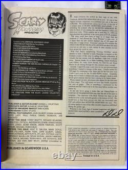 Scary Monsters Magazine #18 Ben Chapman Signed Creature from the black lagoon 96