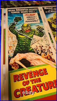 Set Of 3Creature From The Black Lagoon Insert Reproduction Posters