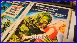 Set Of 3Creature From The Black Lagoon Insert Reproduction Posters