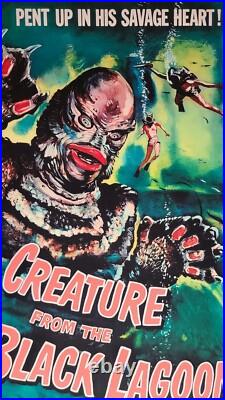 Set Of 3Creature From The Black Lagoon Insert Reproduction Posters
