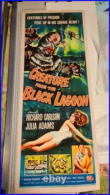 Set Of 3Creature From The Black Lagoon Insert Reproduction Posters