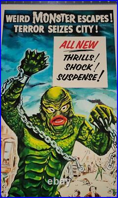Set Of 3Creature From The Black Lagoon Insert Reproduction Posters