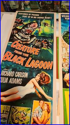 Set Of 3Creature From The Black Lagoon Insert Reproduction Posters