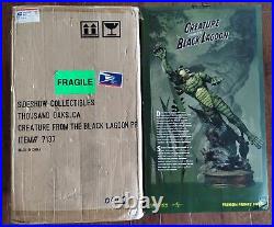 Sideshow 2011 Premium Creature from the Black Lagoon Statue In Shipping Box