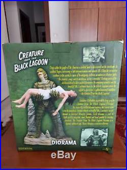 Sideshow Collectibles Creature From The Black Lagoon Diorama Silver Screen Exc