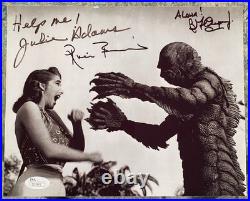 Sideshow Creature From The Black Lagoon Figure Signed + JSA Julie Adams Photo Sideshow Creature From The Black Lagoon Figure Signed + JSA Julie Adams Photo
