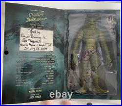 Sideshow Creature From The Black Lagoon Figure Signed + JSA Julie Adams Photo Sideshow Creature From The Black Lagoon Figure Signed + JSA Julie Adams Photo