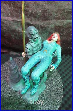 Sideshow Creature From The Black Lagoon With Tbl Silicons Mera Diorama Statue