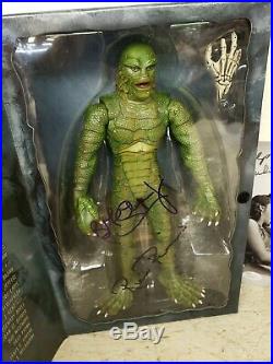 Sideshow Creature from the Black Lagoon 12in figure signed with signed picture
