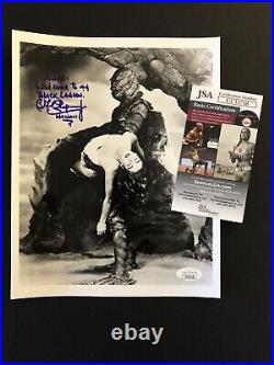 Signed Ben Chapman 8x10 Creature from the Black Lagoon JSA COA