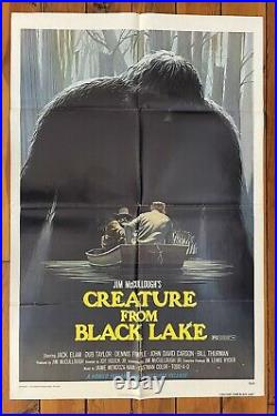 THE CREATURE FROM BLACK LAKE One Sheet Movie Poster 27x41 ORIGINAL