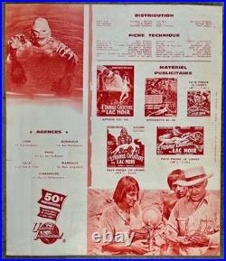 THE CREATURE FROM THE BLACK LAGOON (1962) JACK ARNOLD French PRESSBOOK