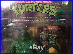 TMNT Foreign Carded Creature From The Black Lagoon Leonardo with Knight Mike pic