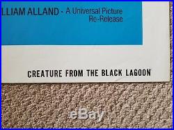 The Creature From The Black Lagoon 3D, One Sheet poster, 1972 Re-release