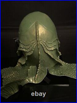 The Creature From The Black Lagoon Authentic Autographed Mask JSA Certified