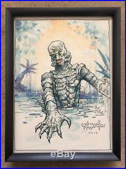 The Creature From The Black Lagoon Original Art by Steve Mannion! Fearless dawn