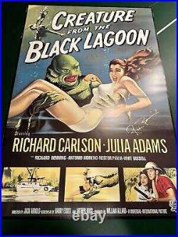 The Creature From The Black Lagoon Signed 24x36 Poster? 3x Ben Chapman