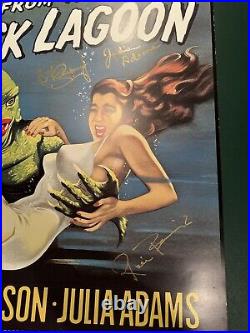 The Creature From The Black Lagoon Signed 24x36 Poster? 3x Ben Chapman