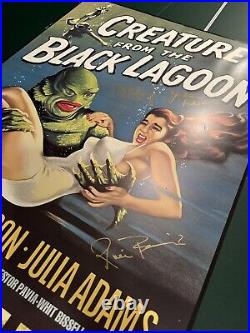 The Creature From The Black Lagoon Signed 24x36 Poster? 3x Ben Chapman