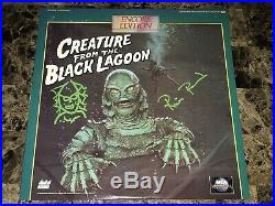 The Creature From The Black Lagoon Signed Laserdisc Ricou Browning Art Sketch