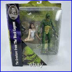 The Creature From The Black Lagoon Universal Monsters Figure NIB + Tin Poster