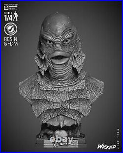 The Creature From The Black Lagoon bust 10 inches -MADE TO ORDER