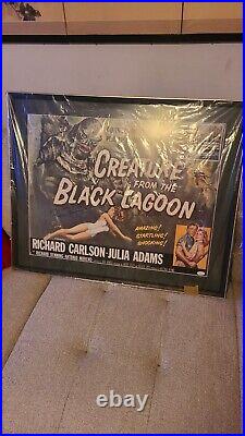 The Creature from the Black Lagoon Autographed x 3 Framed Poster JSA # YY13204