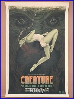 Timothy Pittides CREATURE FROM THE BLACK LAGOON Mondo Poster Print Uni Monster