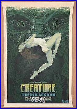 Timothy Pittides CREATURE FROM THE BLACK LAGOON Variant Mondo Poster Print
